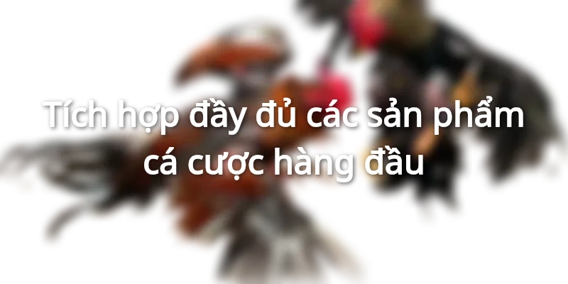 Tích hợp đa dạng sản phẩm cá cược trên app NOHU